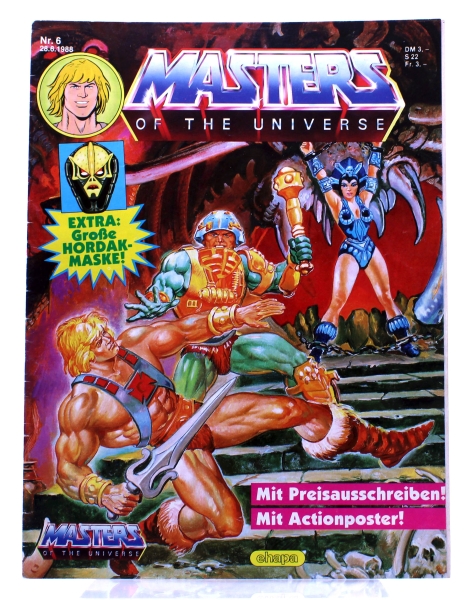 Masters of the Universe Comic Magazin Nr. 6 (1988): Im Netz der Hexenmeisterin